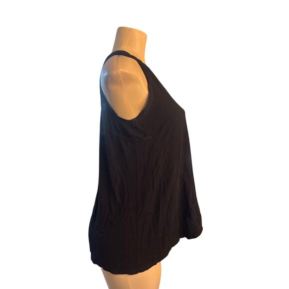 Women XS Sweaty Betty Easy Peazy Vest Black Tank Top Sleeveless Breathable - Picture 5 of 6